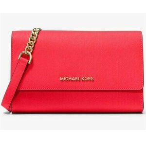 Michael Kors Jet Set Travel Coral Reef 3-in-1 Crossbody - NWT